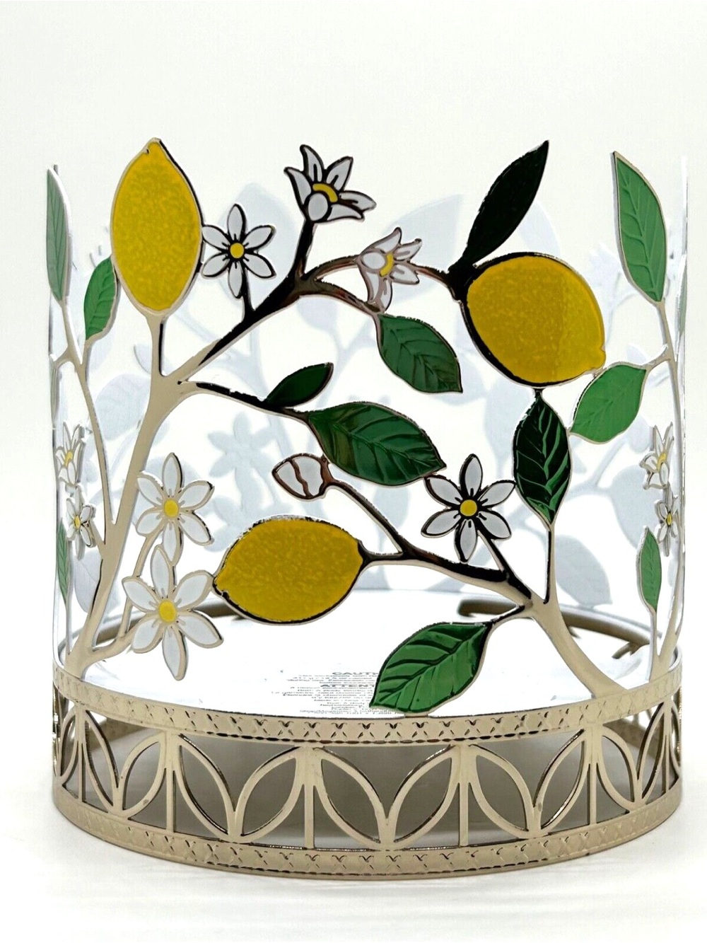 Bath and Body Works Lemon Candle Holder
